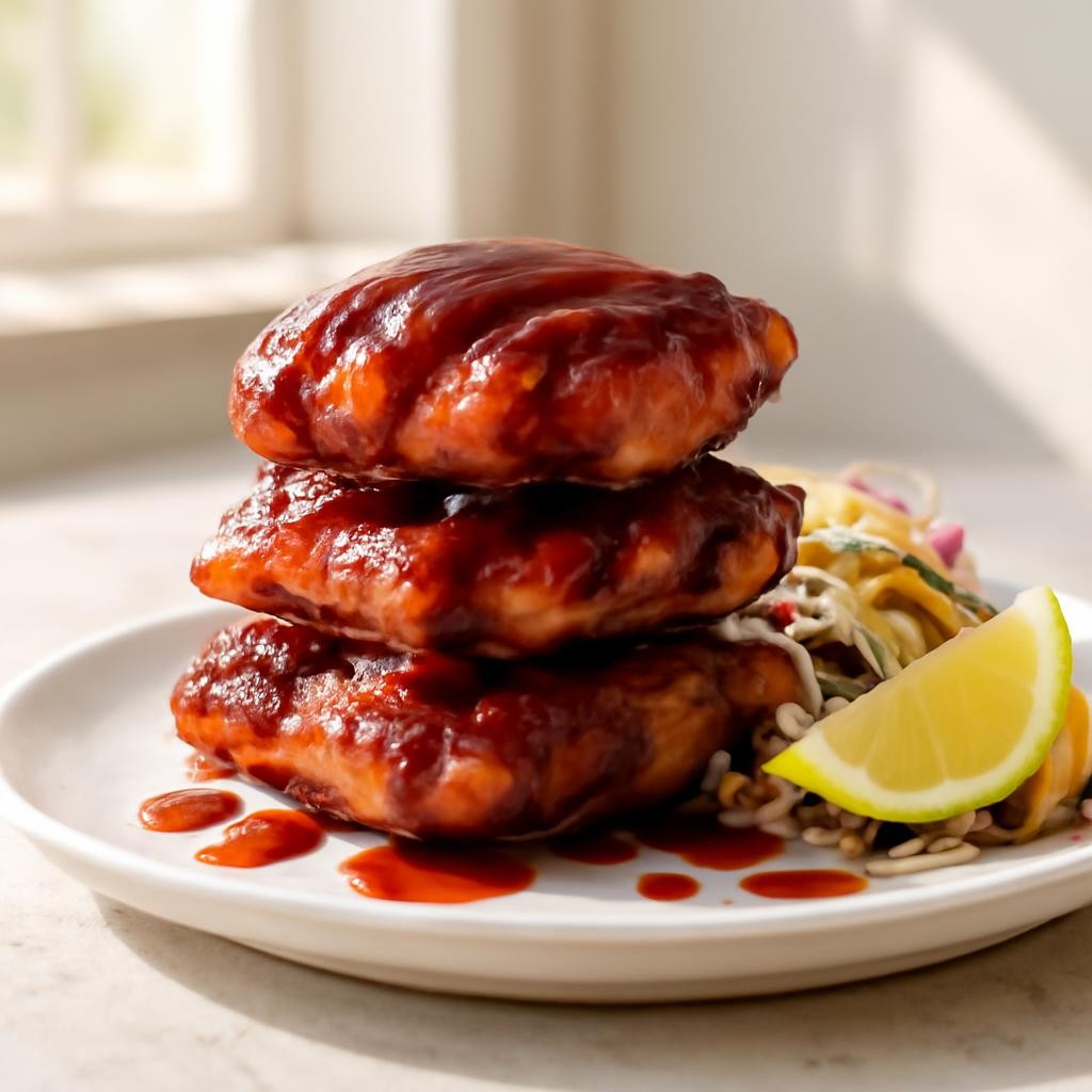 Air Fryer Boneless BBQ Chicken Thighs
