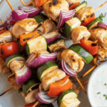 easy Air Fryer Chicken Kabobs
