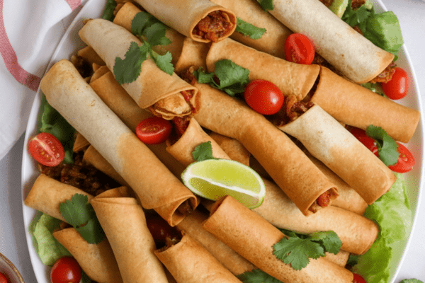 easy Air Fryer Chicken Taquitos