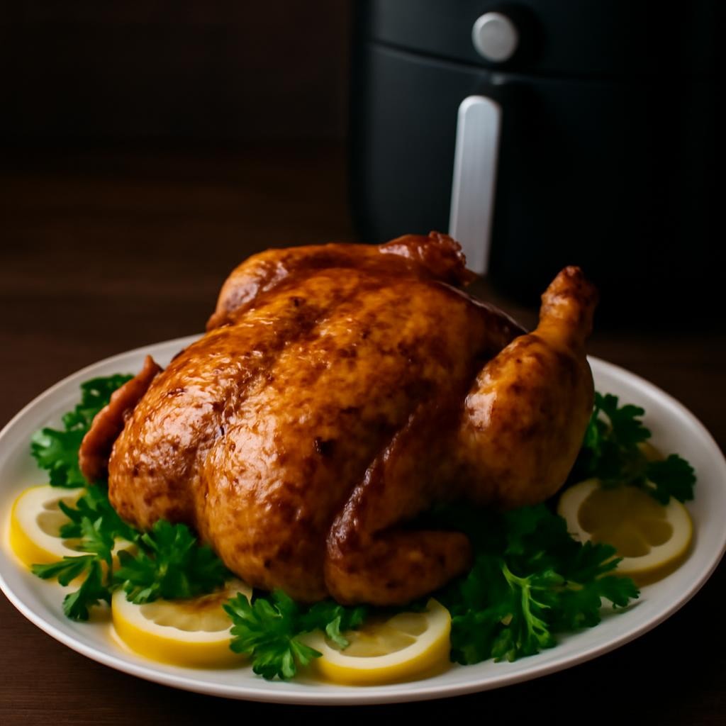 Air Fryer Whole Roasted Chicken