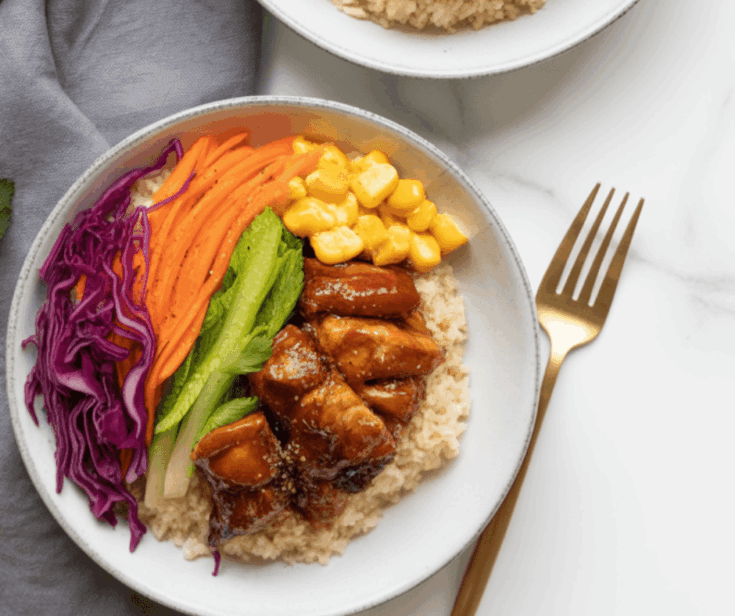 easy Chicken Rice Bowl