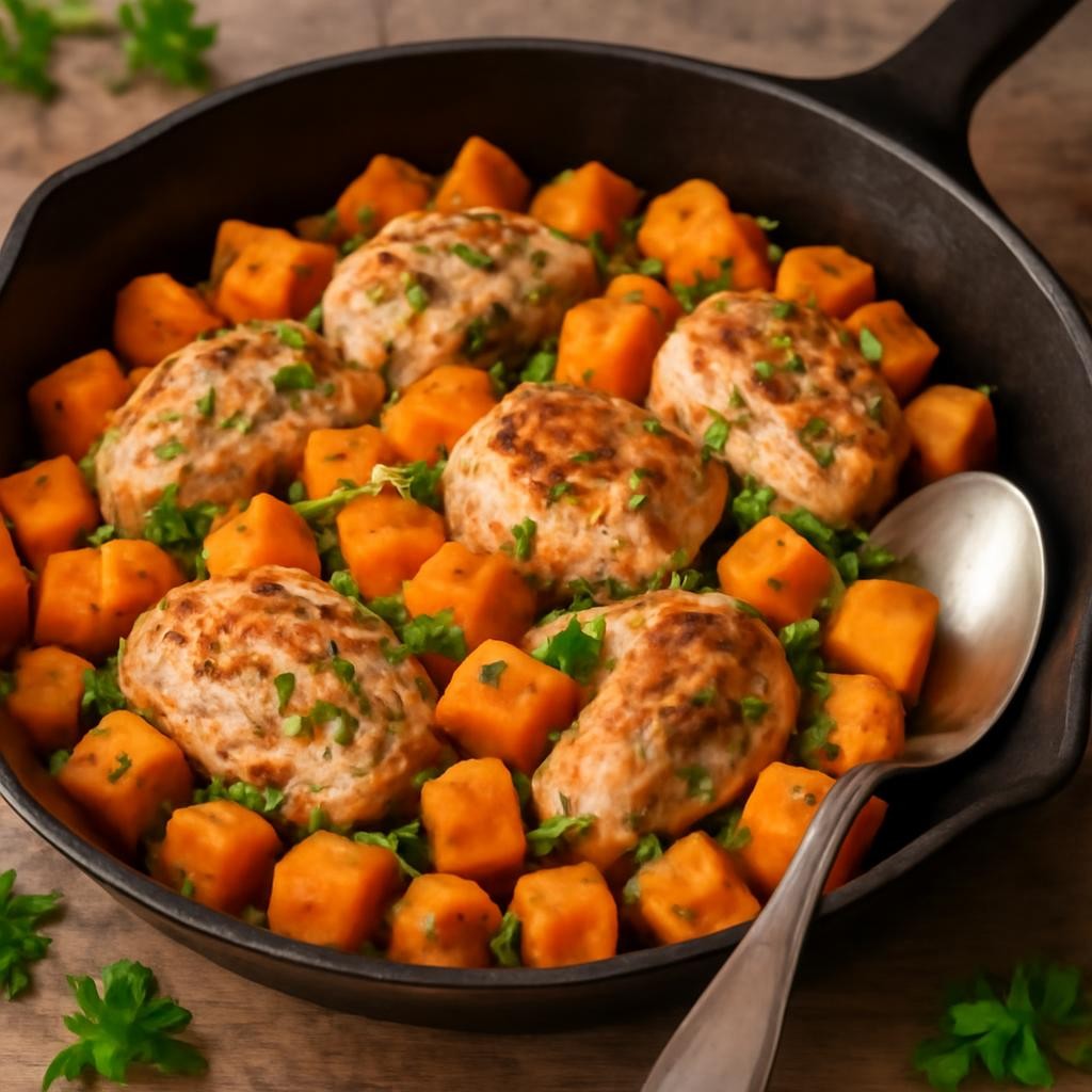 Chicken and Sweet Potato Skillet Recipe