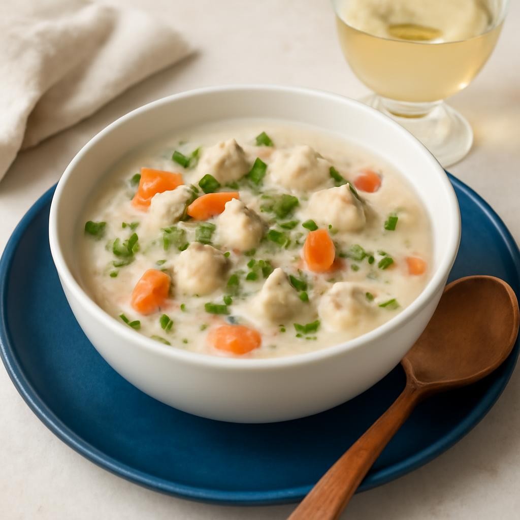 Creamy Keto Chicken Stew With Vegetables