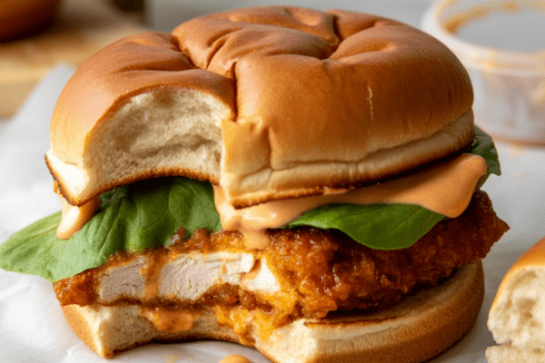 easy Crispy Fried Chicken Sandwich