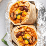 easy Crock Pot Chicken Burritos