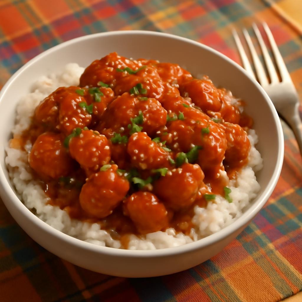 Crockpot Bourbon Chicken