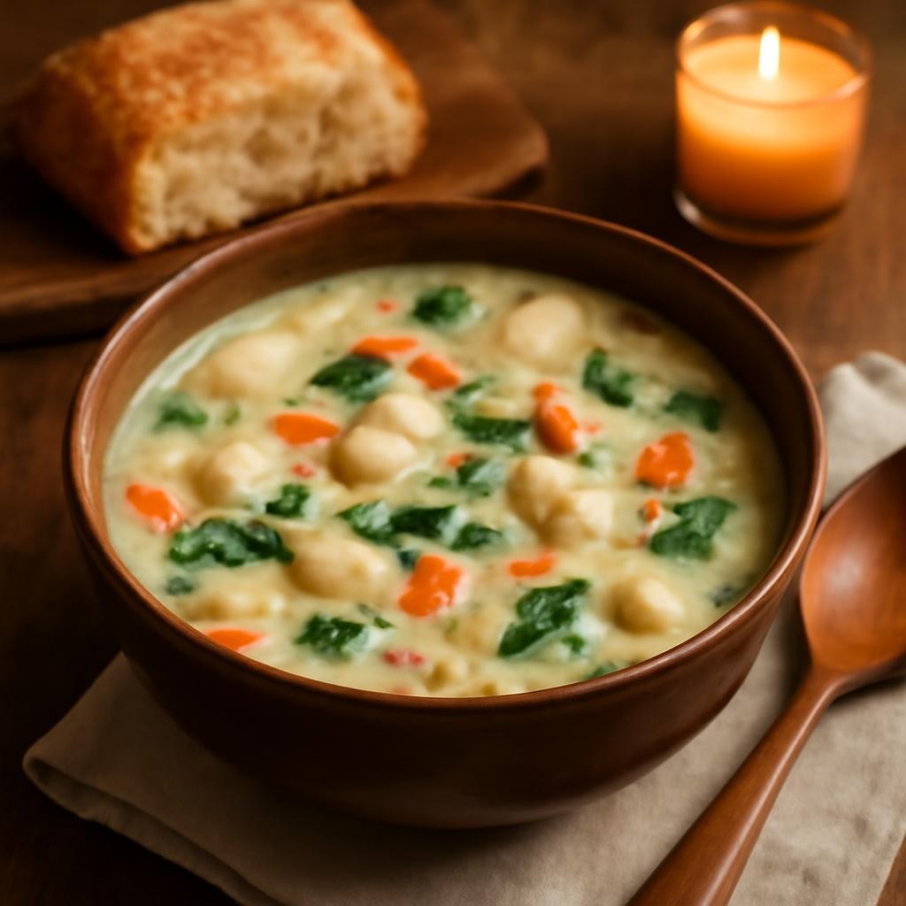 Crockpot Chicken Gnocchi Soup