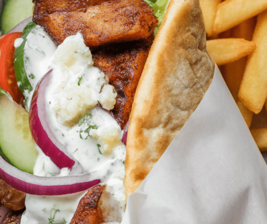 easy Greek Chicken Gyros with Tzatziki easy Greek Chicken Gyros with Tzatziki