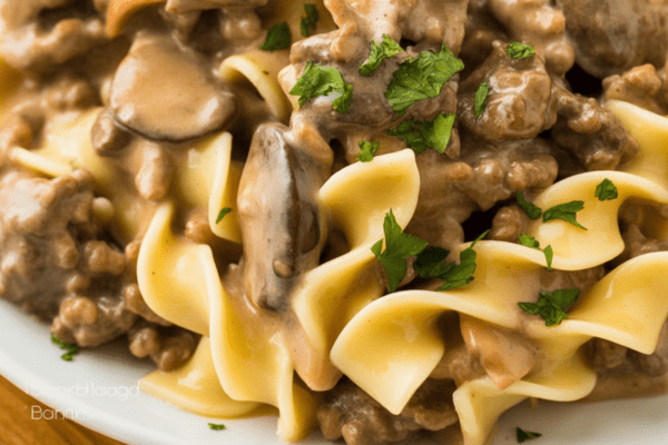 easy Hamburger Stroganoff
