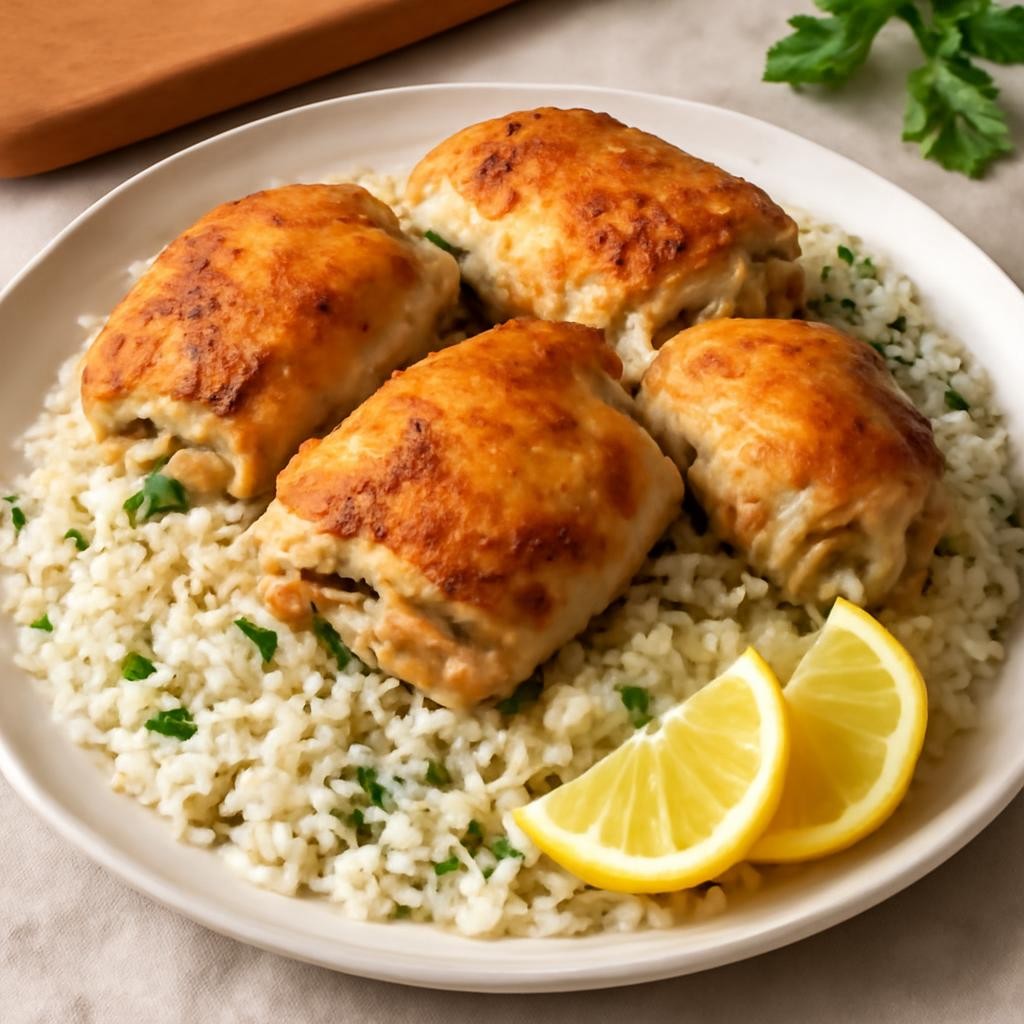 Instant Pot Chicken Thighs and Rice