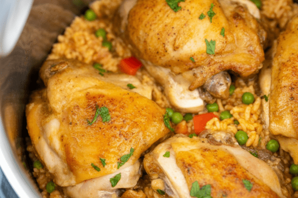 easy Instant Pot Chicken and Rice