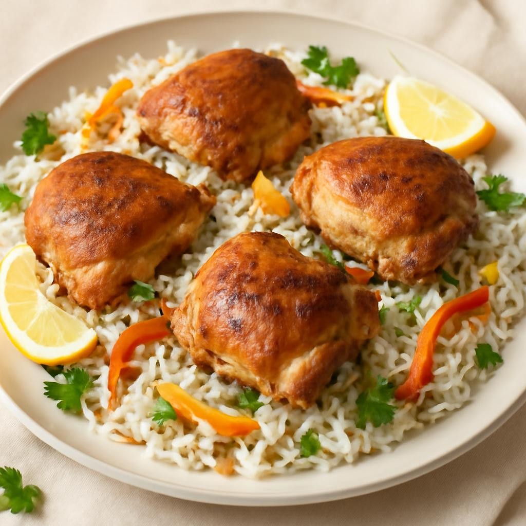 Juicy Lemon Chicken Thighs