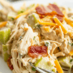 easy Keto Chicken Bacon Ranch Casserole recipe