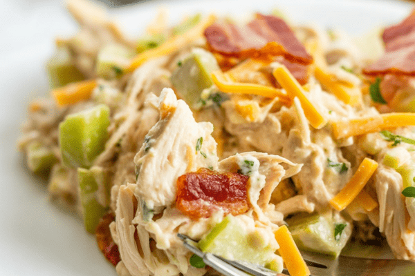 easy Keto Chicken Bacon Ranch Casserole recipe
