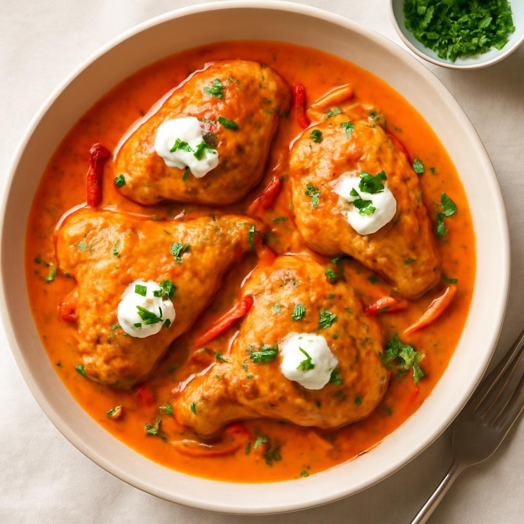 Low Carb Chicken Paprikash