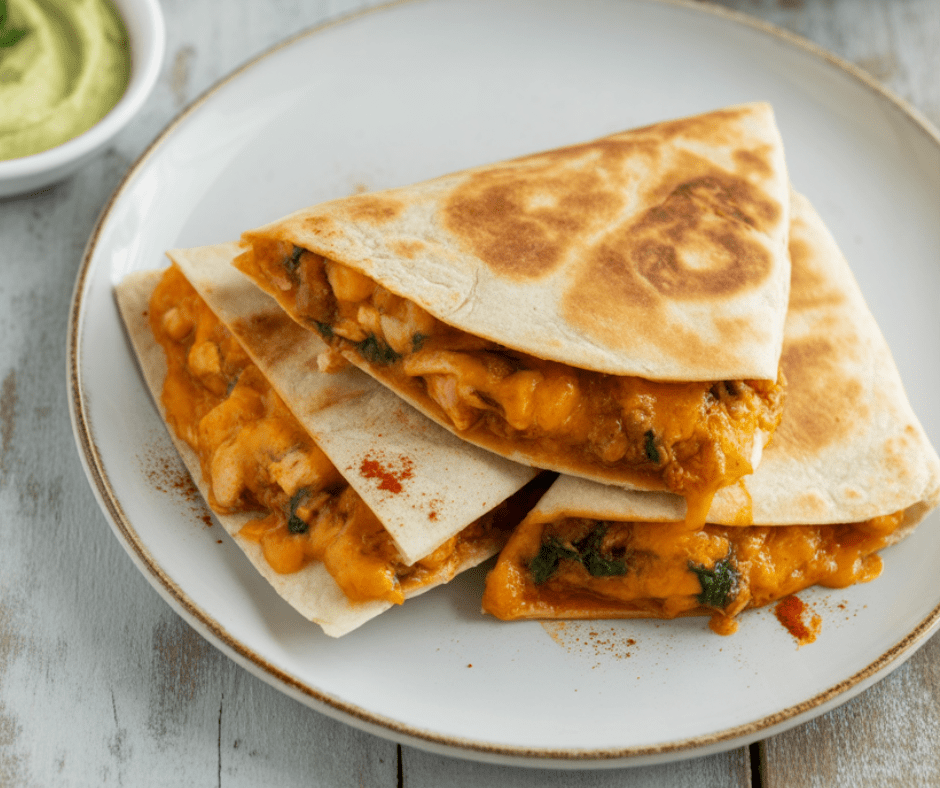 easy Low Carb Chicken Quesadillas