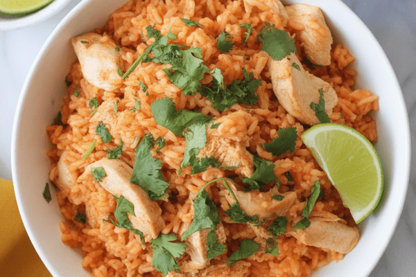 easy Mexican Chicken and Rice recipe easy Mexican Chicken and Rice recipe