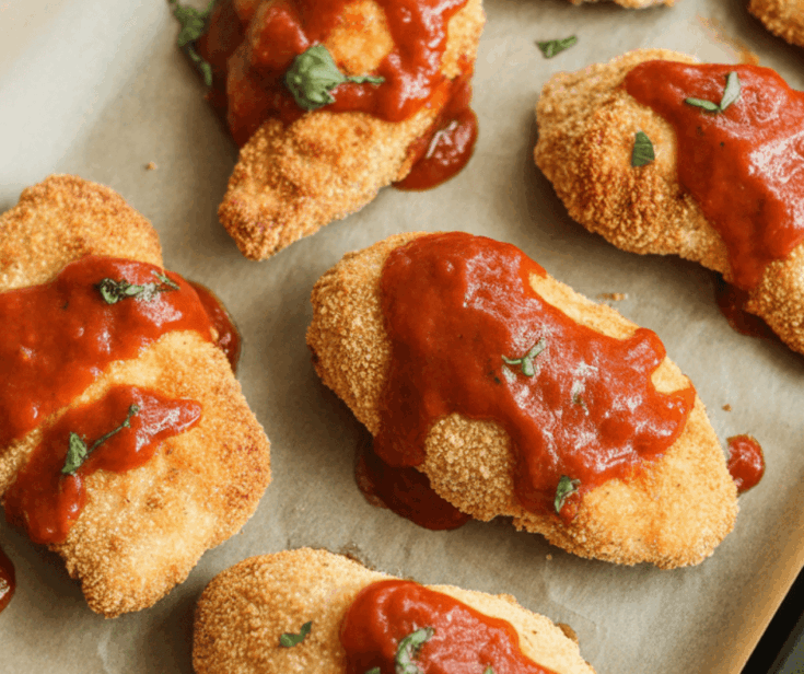 easy Parmesan Chicken Thighs