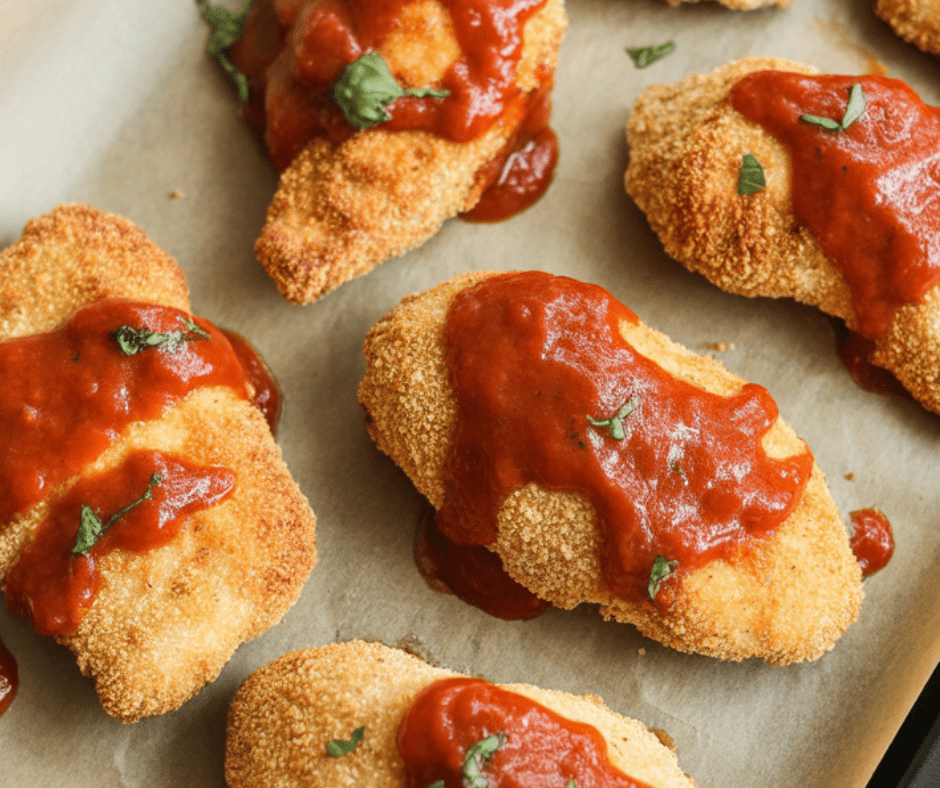 easy Parmesan Chicken Thighs