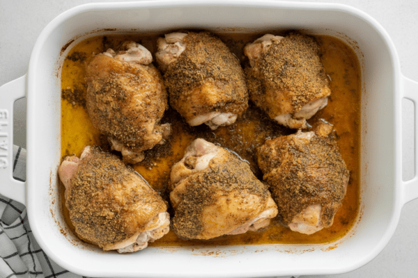 easy Pesto Chicken Thighs