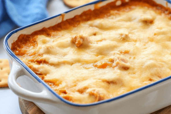 easy Rotisserie Buffalo Chicken Dip