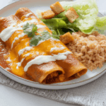 easy Rotisserie Chicken Enchiladas