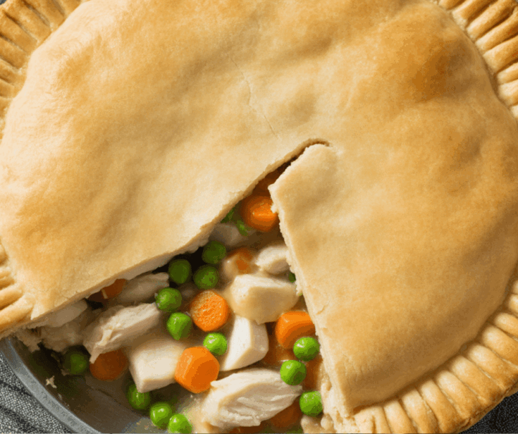 easy Rotisserie Chicken Pot Pie