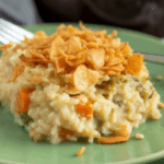easy Rotisserie Chicken and Rice Casserole recipe