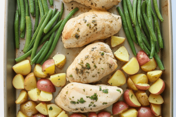 easy Sheet Pan Chicken and Potatoes