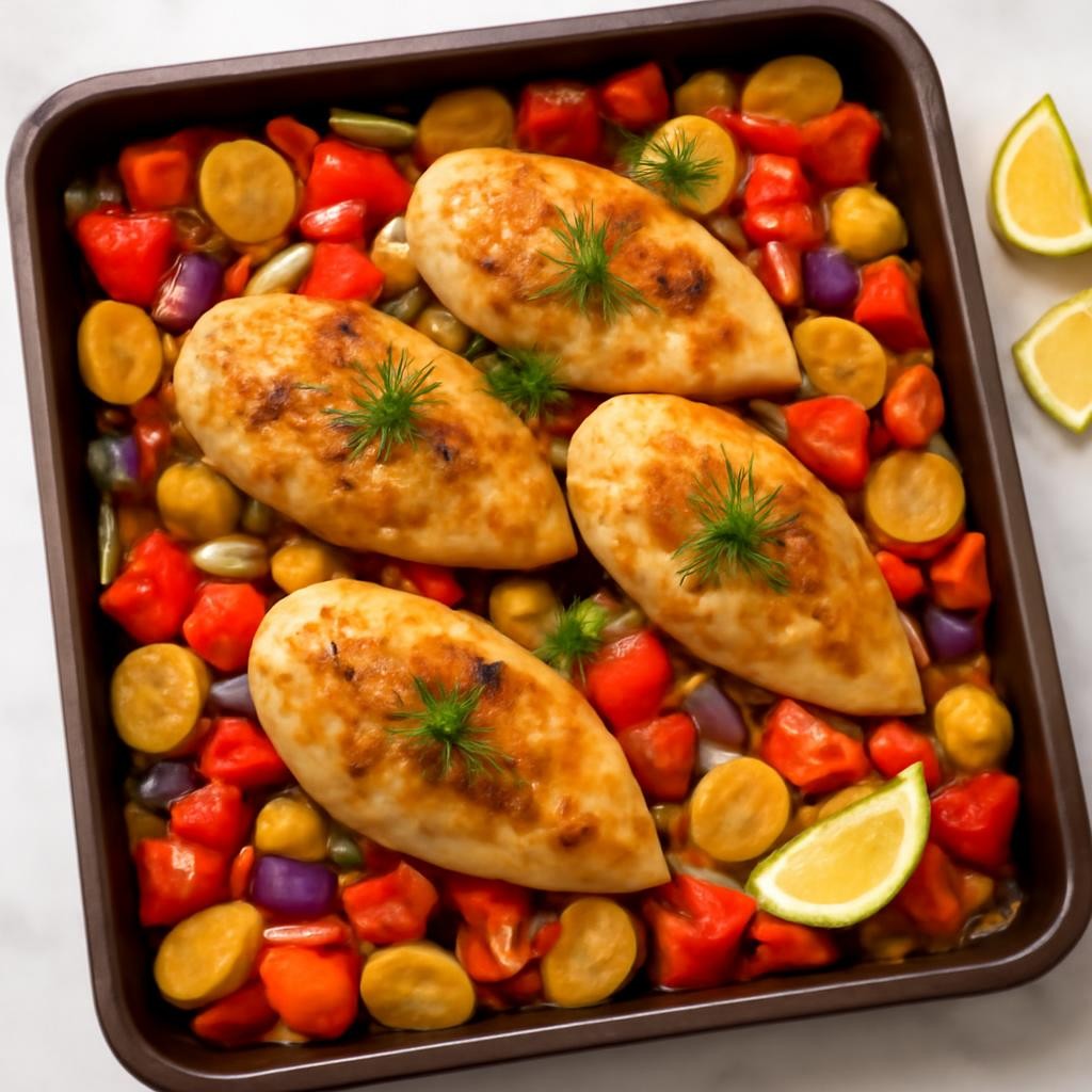 Sheet Pan Greek Chicken