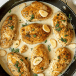 easy keto creamy garlic chicken
