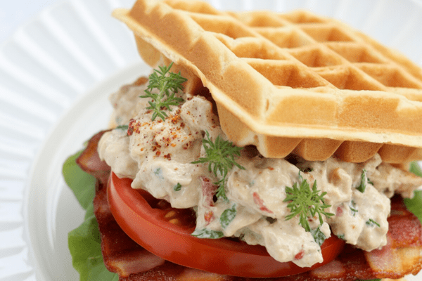 easy low carb chicken salad sandwich