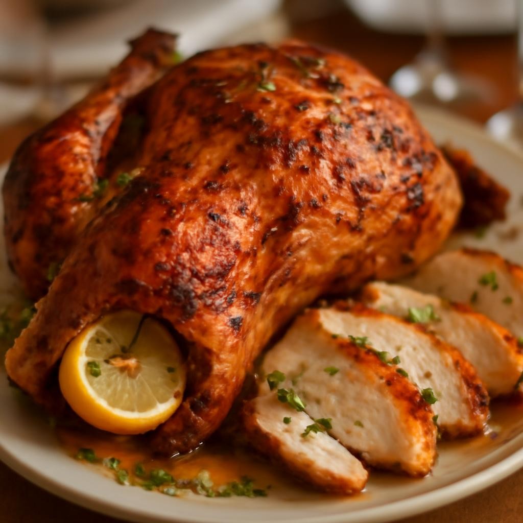 Air Fryer Whole Roasted Chicken