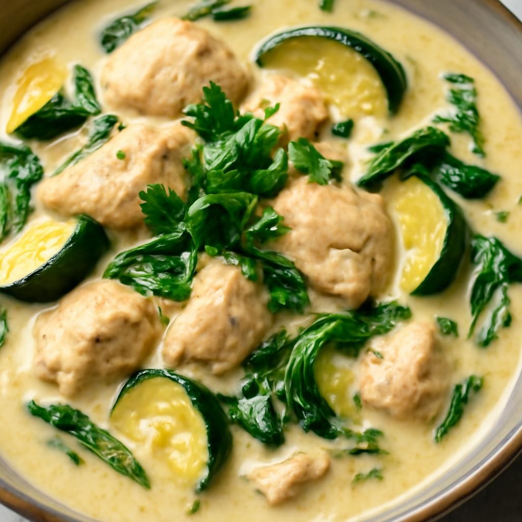 Creamy Keto Chicken Stew With Vegetables