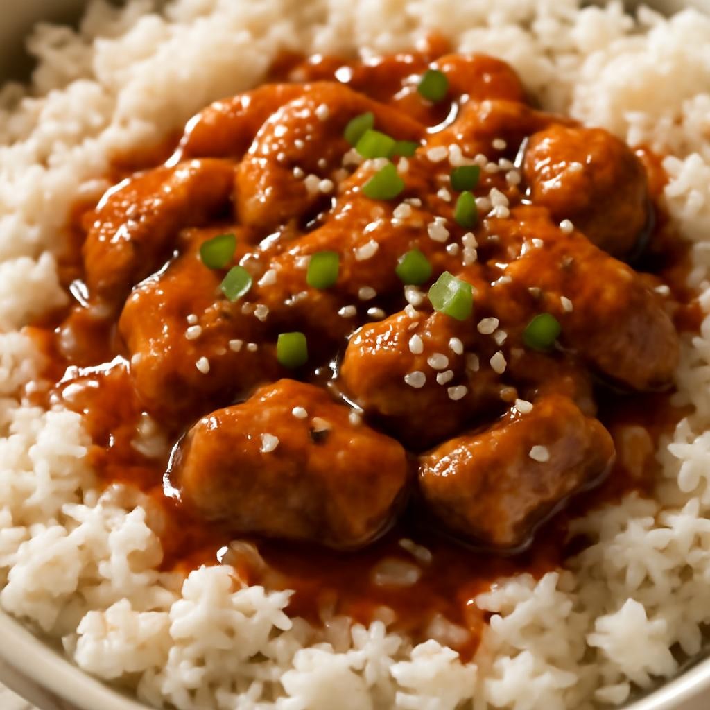 Crockpot Bourbon Chicken