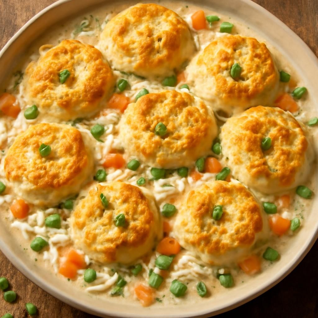 Crockpot Chicken and Biscuits