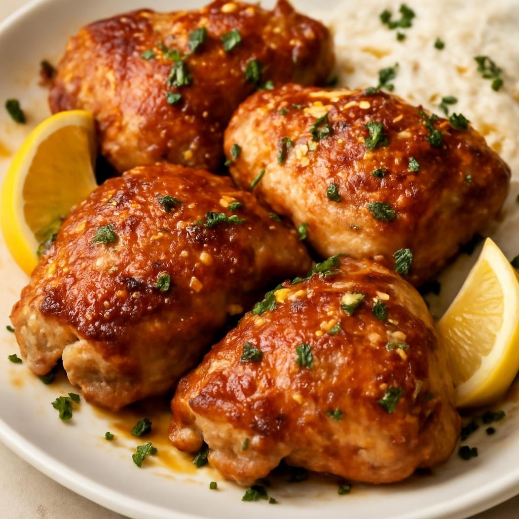 Juicy Lemon Chicken Thighs