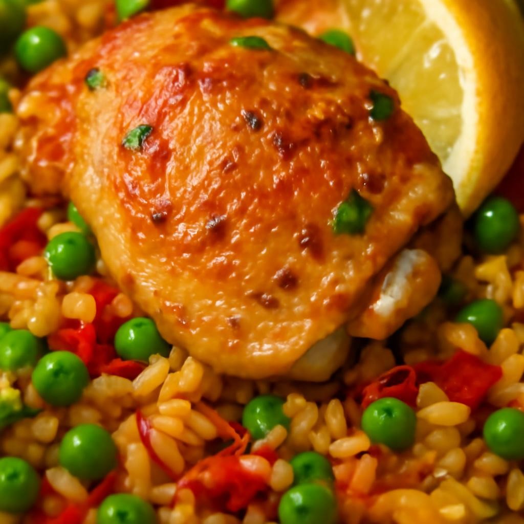 One Pan Spanish Chicken and Rice