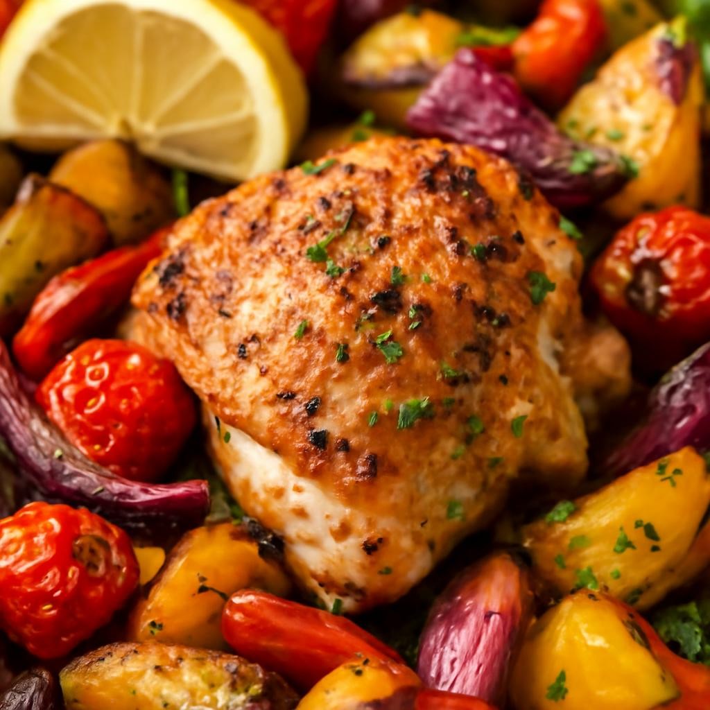 Sheet Pan Greek Chicken