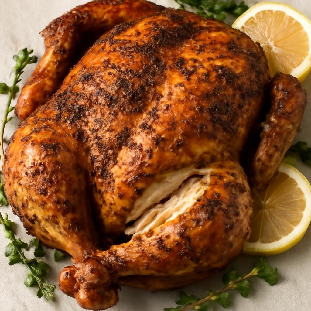 Slow Cooker Rotisserie Chicken