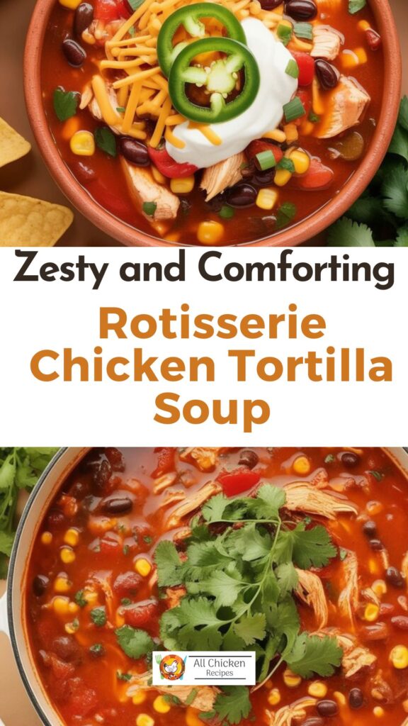 Rotisserie Chicken Tortilla Soup
