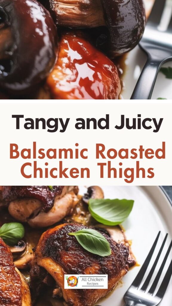 Balsamic Roasted Chicken Thighs