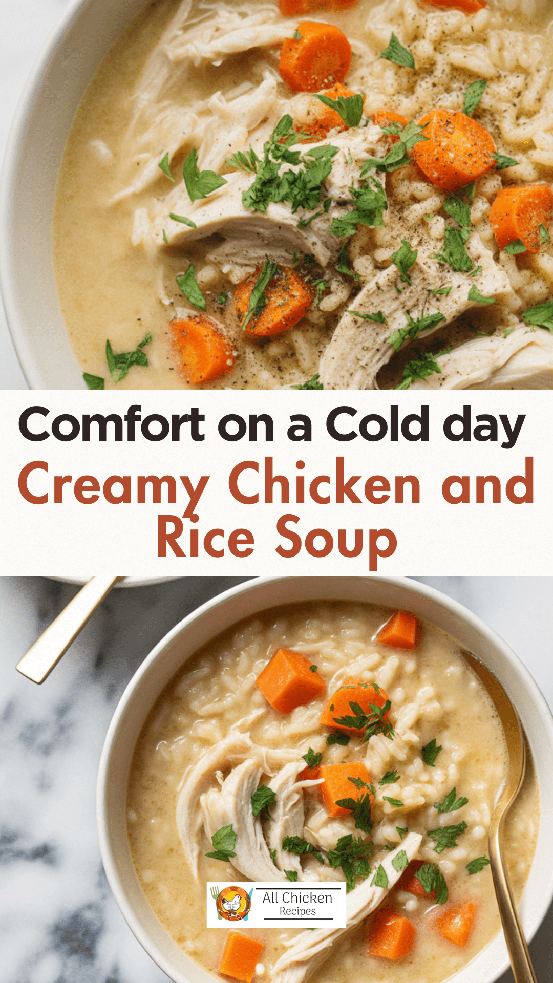 Creamy Chicken and Rice Soup Creamy Chicken and Rice Soup