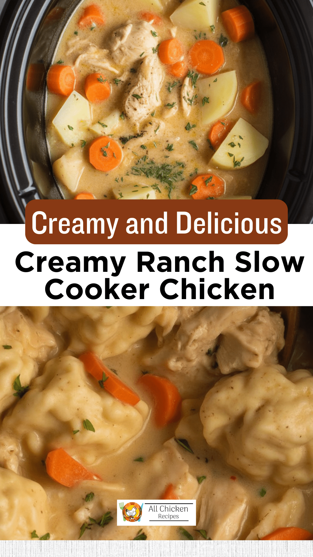 Creamy Ranch Slow Cooker Chicken Creamy Ranch Slow Cooker Chicken