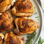 Crispy Baked Chicken Thighs