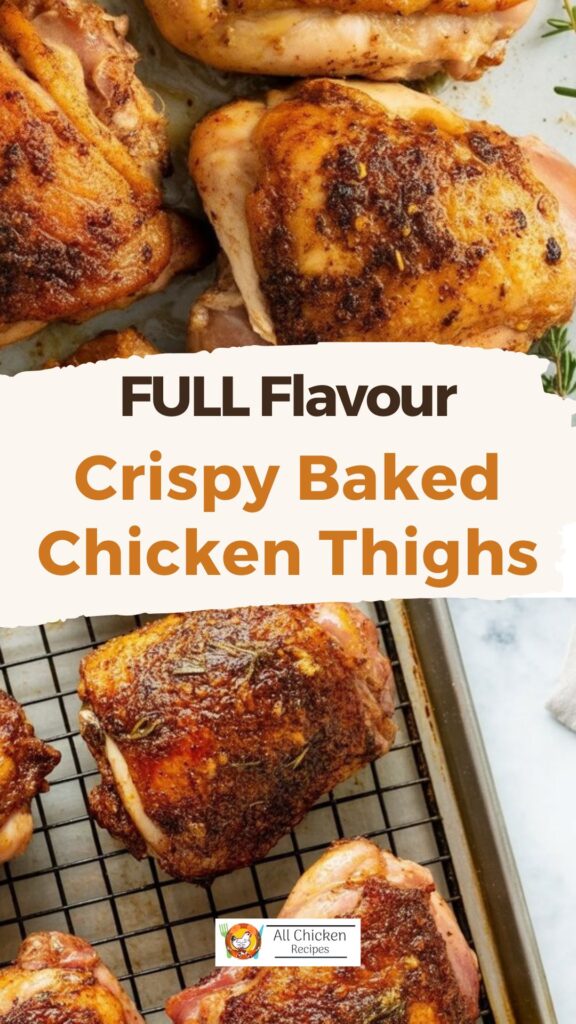 Crispy Baked Chicken Thighs
