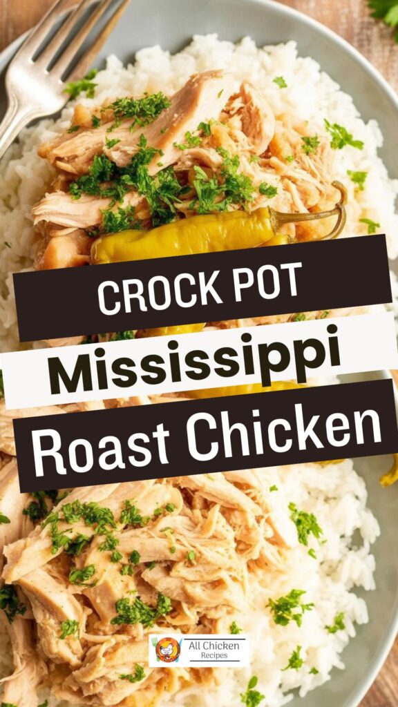 Crock Pot Mississippi Roast Chicken