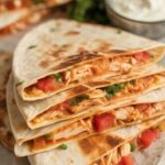 Crockpot Chicken Quesadillas