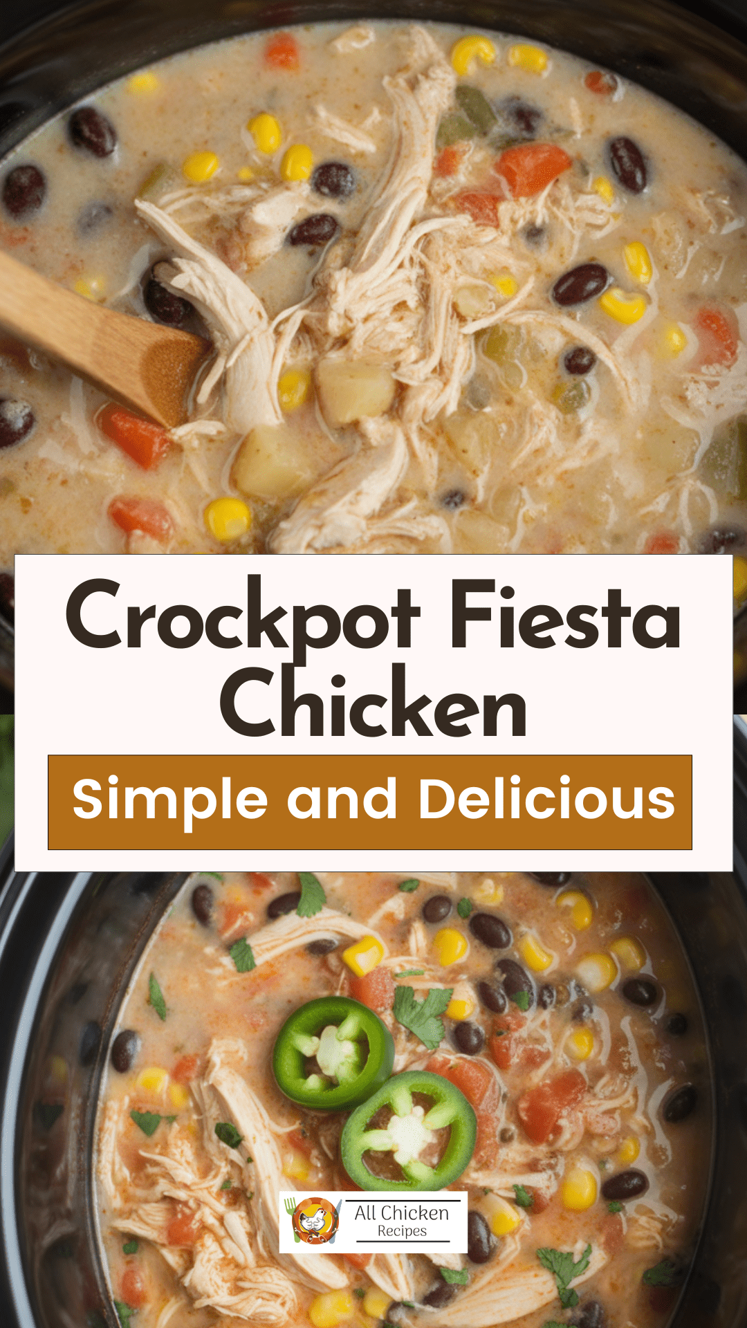 Crockpot Fiesta Chicken Crockpot Fiesta Chicken
