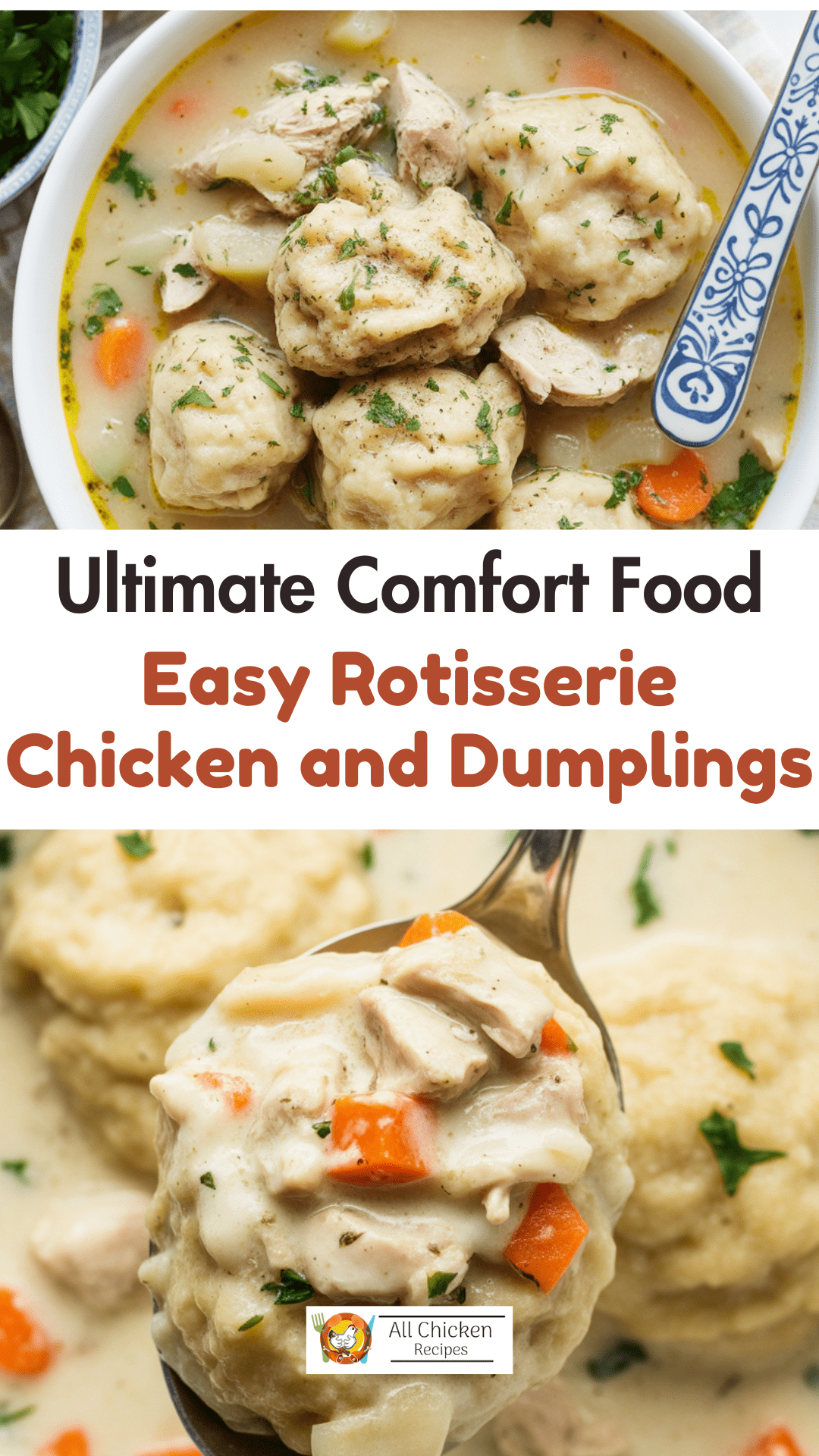 Easy Rotisserie Chicken and Dumplings Easy Rotisserie Chicken and Dumplings